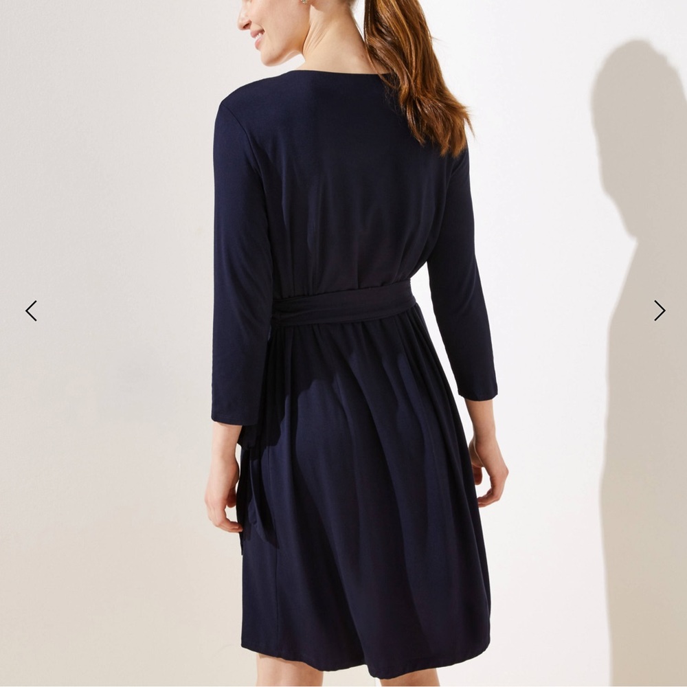 NWT ANN TAYLOR LOFT Petite Wrap Dress - Picture 2 of 6